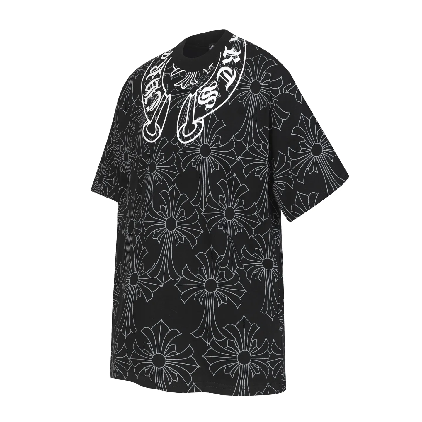 P170 Chrome Hearts CH Chrome Hearts Dark Pattern Color Horseshoe Sanskrit Short Sleeve T-shirt Uses direct injection imported machine printing Hardware and accessories are all milled and customized Correctly configured Black 2025 Chrome Hearts genuine packaging 260 grams of custom-dyed double yarn cotton Large version Loose and stylish Differentiated from low version slim and long version The upper body stretches the hips 100% commitment: top quality Do not make fast food The highest version on the market Top quality - different from the ordinary versions on the market If you care about quality, you should also respect the price. Absolutely 0 after-sales service and 0 return rate so far. It’s hard not to love the style - 260g double yarn cotton custom dyed fabric - Correct high-density main mark, washed tag, hand-sewn